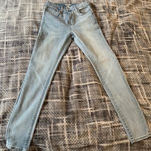 Light blue skinny jeans